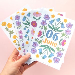 June Flower Sticker Bundle - Design by Willwa