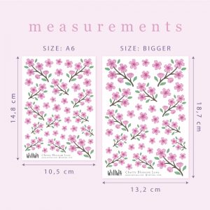 Cherry Blossom Love Stickers - Design by Willwa