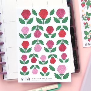 July Flower Sticker Bundle - Design by Willwa