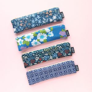 Mini Pencil Cases Blue - Design by Willwa