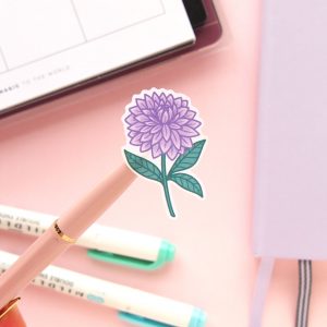 October Flower Sticker Bundle - Design by Willwa