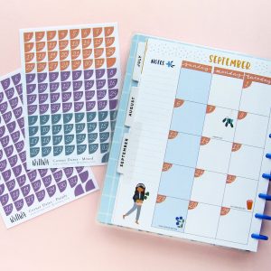 Halloween Corner Date Stickers - Design by Willwa