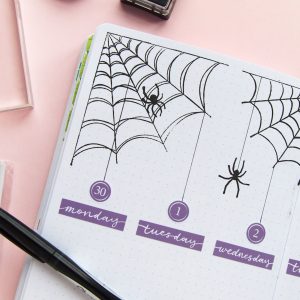 Halloween Box Weekdays Stickers - Design by Willwa