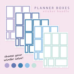 Winter Boxes Sticker Bundle - Design by Willwa