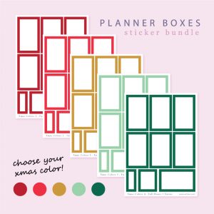 Christmas Boxes Sticker Bundle - Design by Willwa