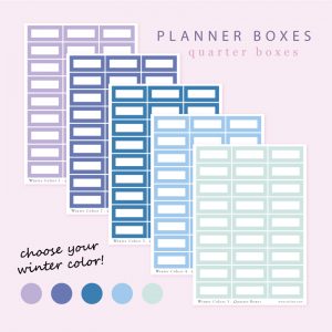 Winter Boxes Sticker Bundle - Design by Willwa