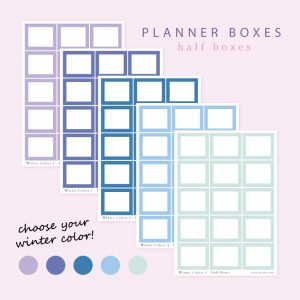 Winter Boxes Sticker Bundle - Design by Willwa