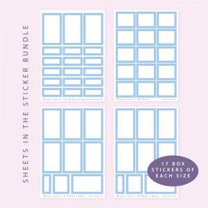 Winter Boxes Sticker Bundle - Design by Willwa
