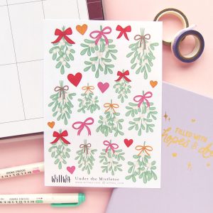 December Flower Sticker Bundle - Design by Willwa
