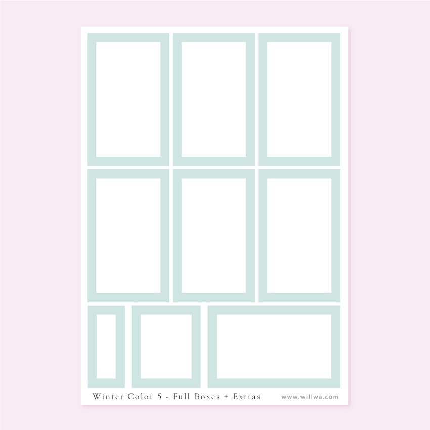 Winter Boxes Sticker Bundle - Design by Willwa