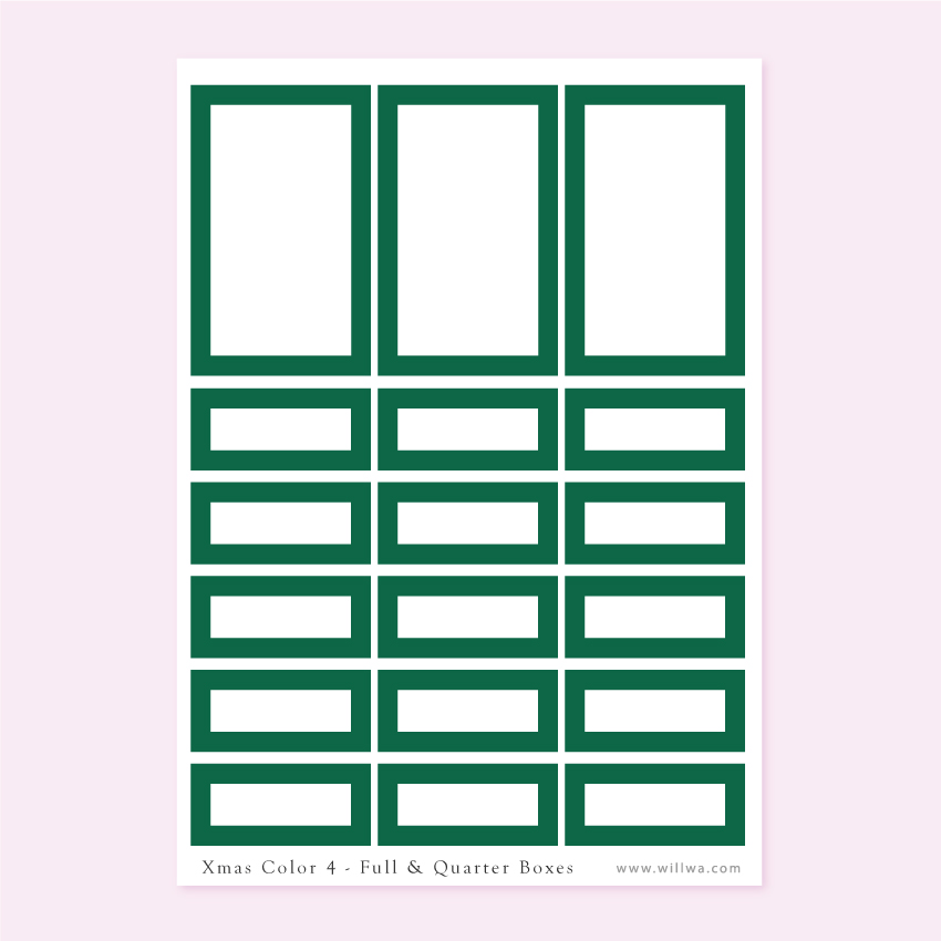 Christmas Boxes Sticker - Design by Willwa