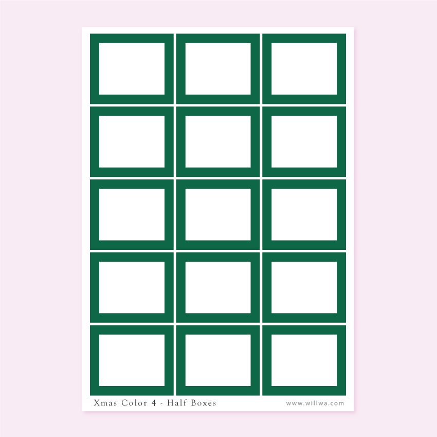 Christmas Boxes Sticker - Design by Willwa