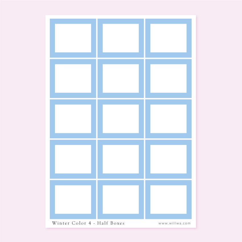 Winter Boxes Sticker Bundle - Design by Willwa