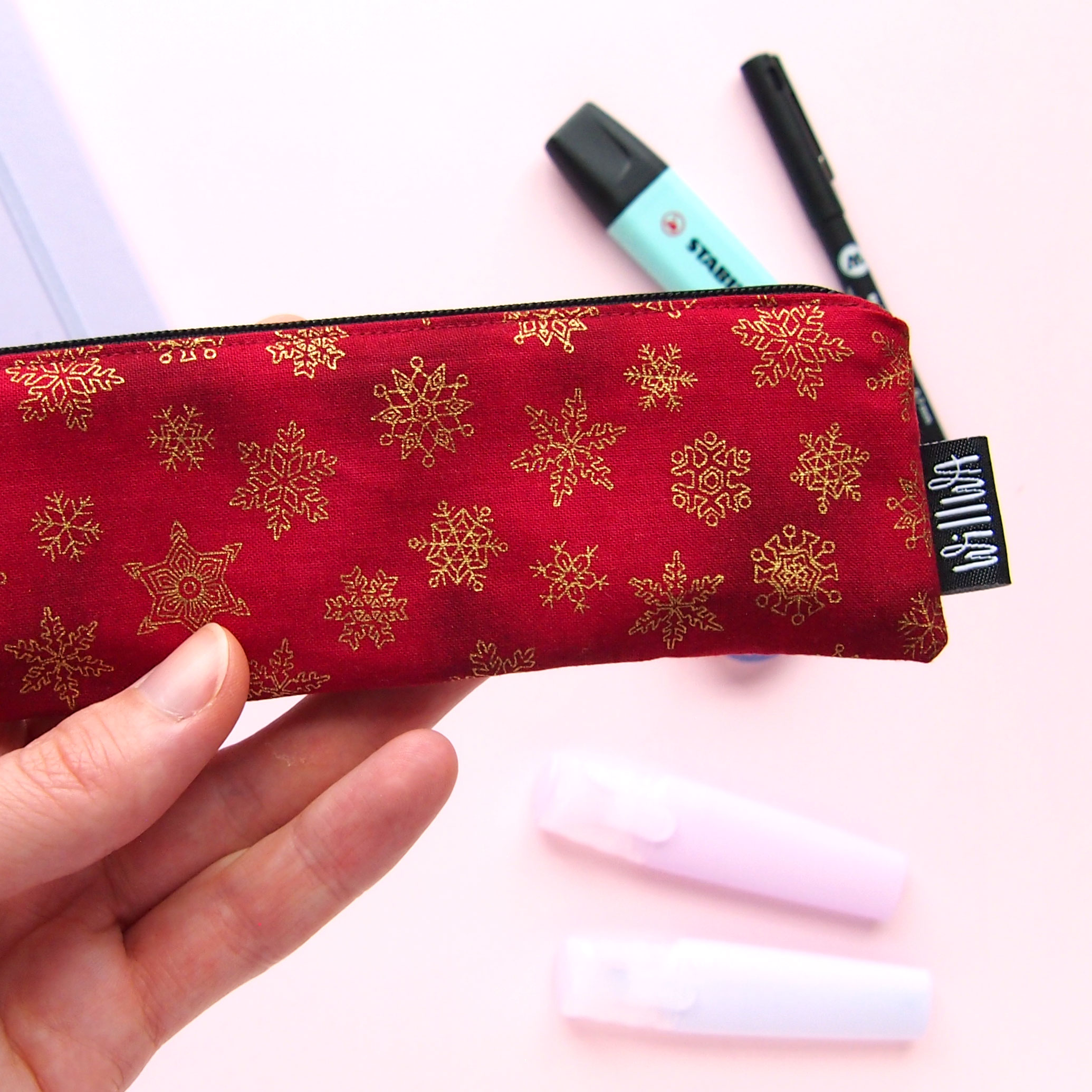Mini Pencil Cases Winter and Christmas - Design by Willwa