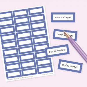 Winter Boxes Sticker Bundle - Design by Willwa
