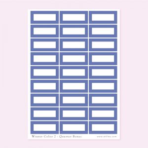 Winter Boxes Sticker Bundle - Design by Willwa