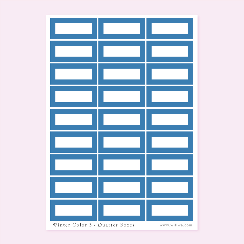 Winter Boxes Sticker Bundle - Design by Willwa