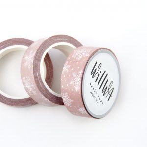 Snowflake Sprinkle Washi Tape - Design by Willwa
