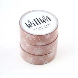 Snowflake Sprinkle Washi Tape - Design by Willwa