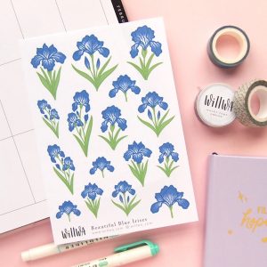 February Flower Sticker Bundle - Design by Willwa
