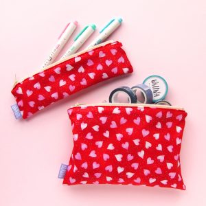Valentine's Day Pencil Cases - Design by Willwa