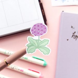 January Flower Sticker Bundle - Design by Willwa
