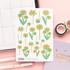 March Flower Sticker Bundle - Design by Willwa