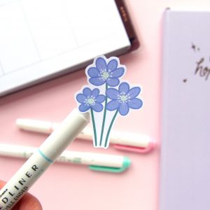 March Flower Sticker Bundle - Design by Willwa