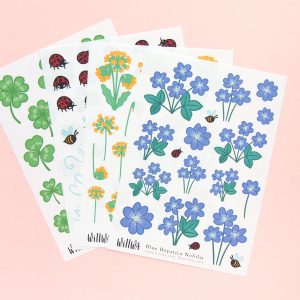 March Flower Sticker Bundle - Design by Willwa