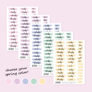Spring Days Stickers - Design by Willwa
