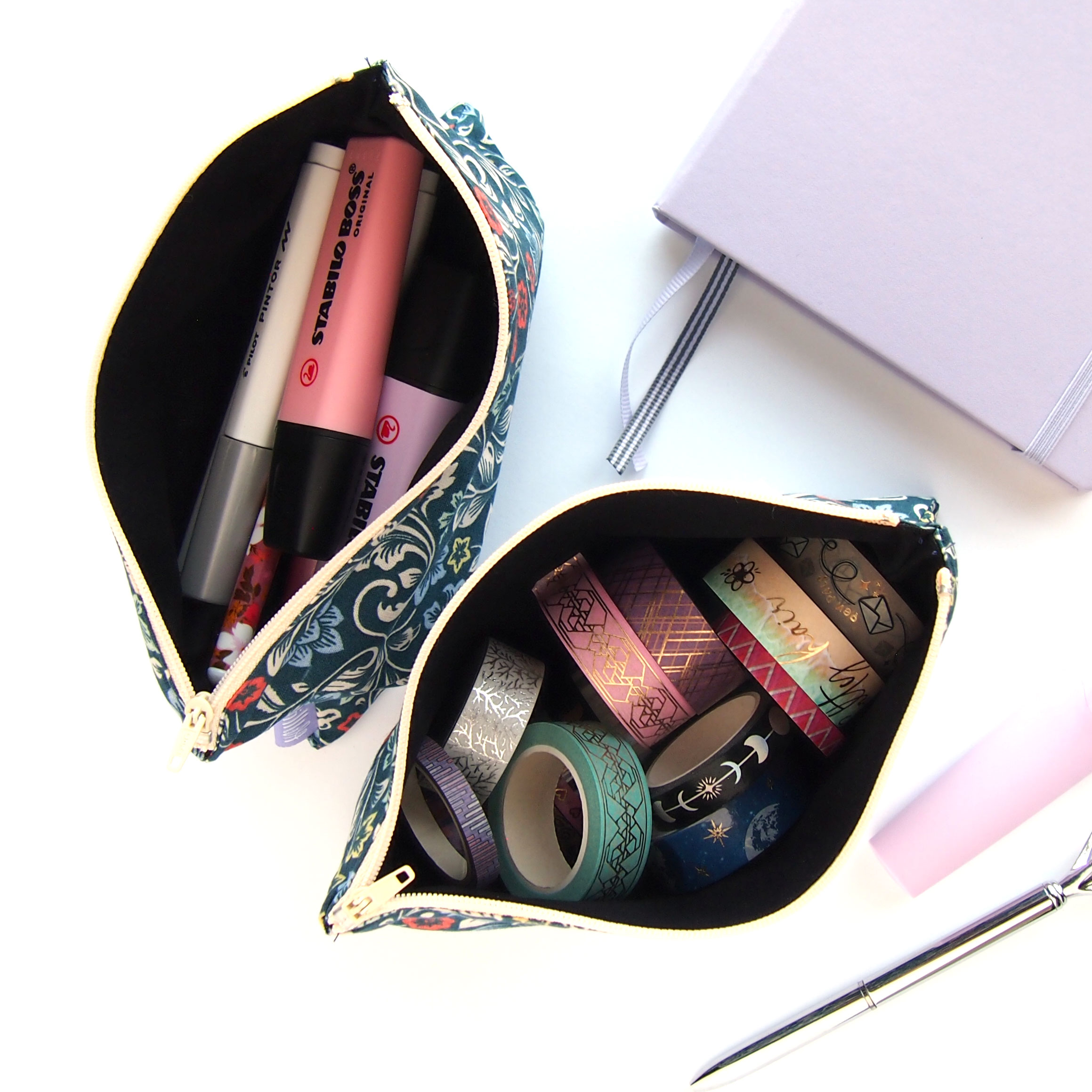 Flower Vines Pencil Case - Design by Willwa