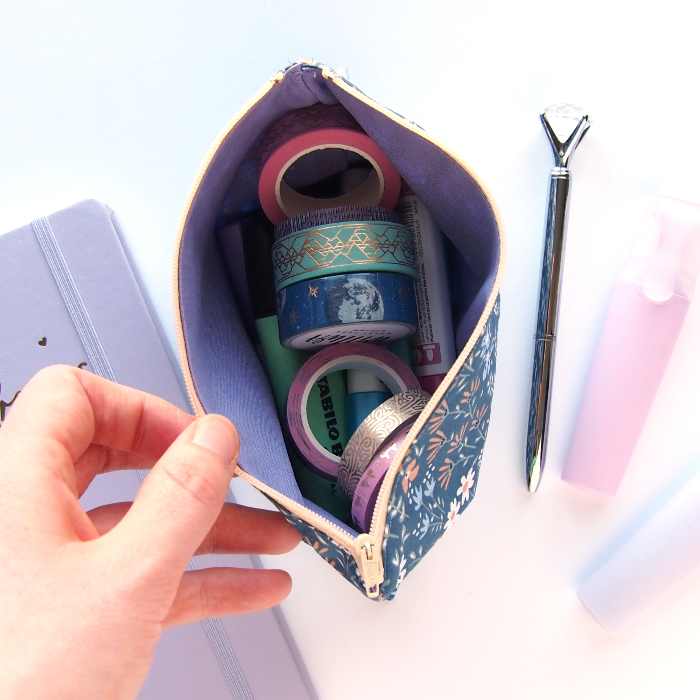 Flower Meadows Pencil Case - Design by Willwa