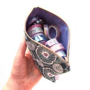 Graphic Flowers Pencil Case - Design by Willwa