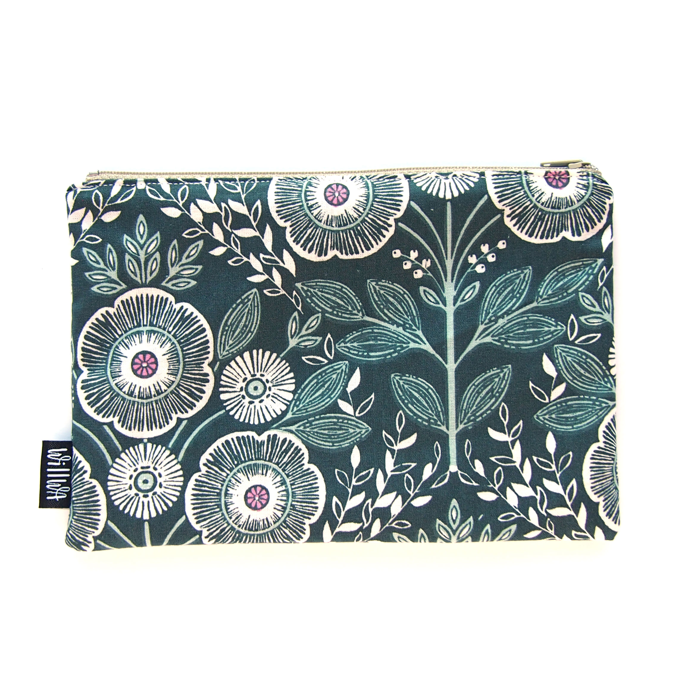 Graphic Flowers Pencil Case - Design by Willwa