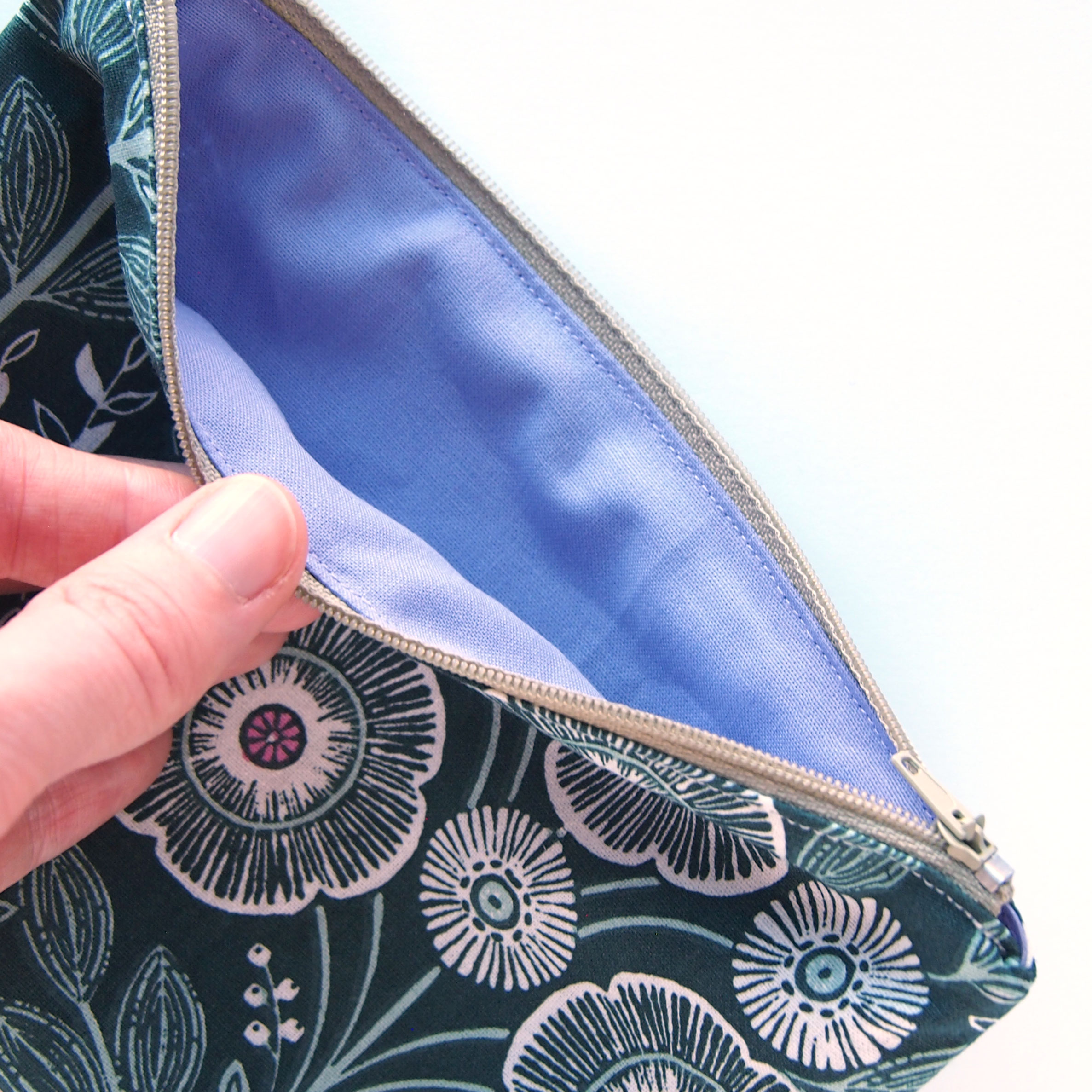 Graphic Flowers Pencil Case - Design by Willwa