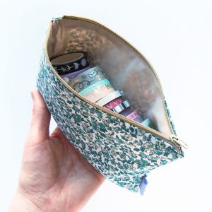 Green Baby Florals Pencil Case - Design by Willwa