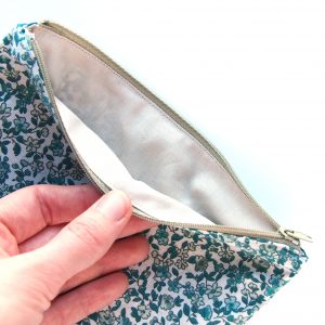 Green Baby Florals Pencil Case - Design by Willwa