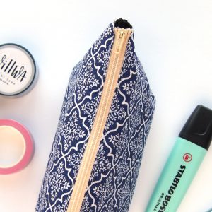 Ice Flowers Pencil Case - Design by Willwa