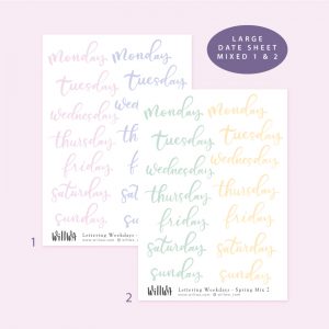 Spring Days Stickers - Design by Willwa