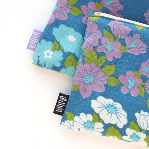Lilac & White Flowers Pencil Case - Design by Willwa