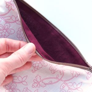 Lined Florals Pencil Case - Design by Willwa