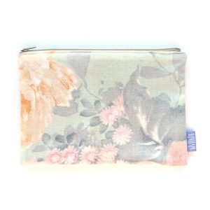 Mint Green Flowers Pencil Case - Design by Willwa