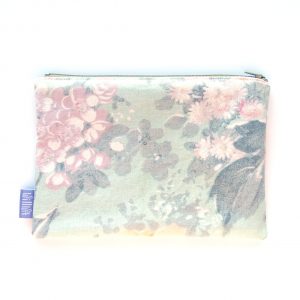 Mint Green Flowers Pencil Case - Design by Willwa