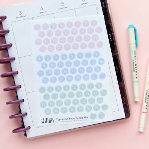 Spring Date Stickers - Design by Willwa