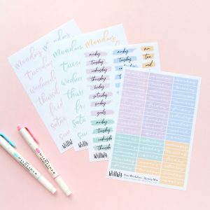 Spring Days Stickers - Design by Willwa