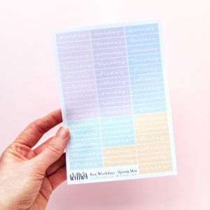 Spring Days Stickers - Design by Willwa