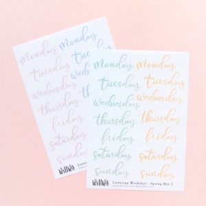 Spring Days Stickers - Design by Willwa