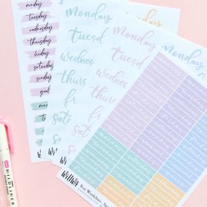 Spring Days Stickers - Design by Willwa