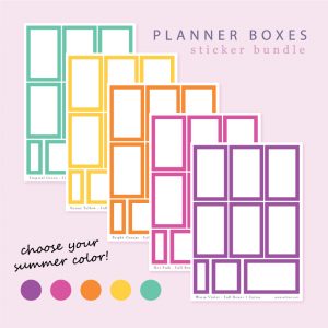 Summer Boxes Sticker Bundle - Design by Willwa