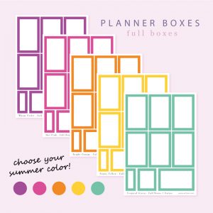 Summer Full Boxes Sticker - Design by Willwa